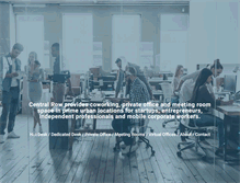 Tablet Screenshot of centralrow.com